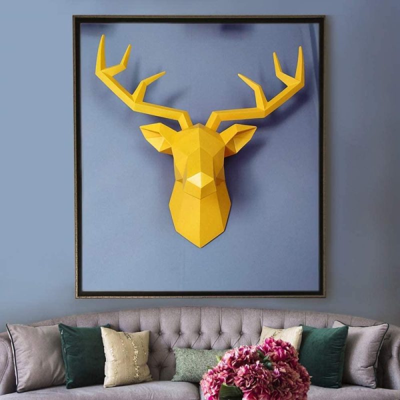 3D Deer Head Wall Statue - Image 13