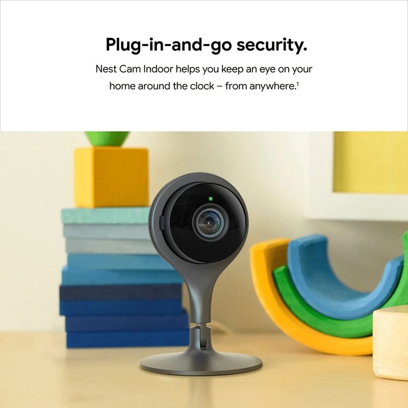 Google Nest Cam Indoor Wired Indoor Camera, For Home Security - Image 5