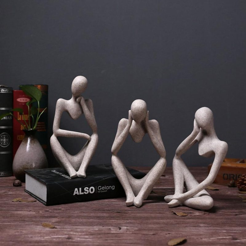 Abstract Character Sandstone Decor Figurines - Image 2