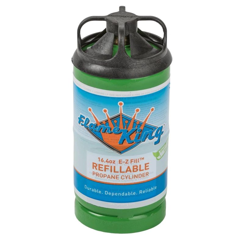 Flame King 4 pack Eco Friendly Sustainable 1lb Refillable Propane Tank LP Cylinder - Image 4