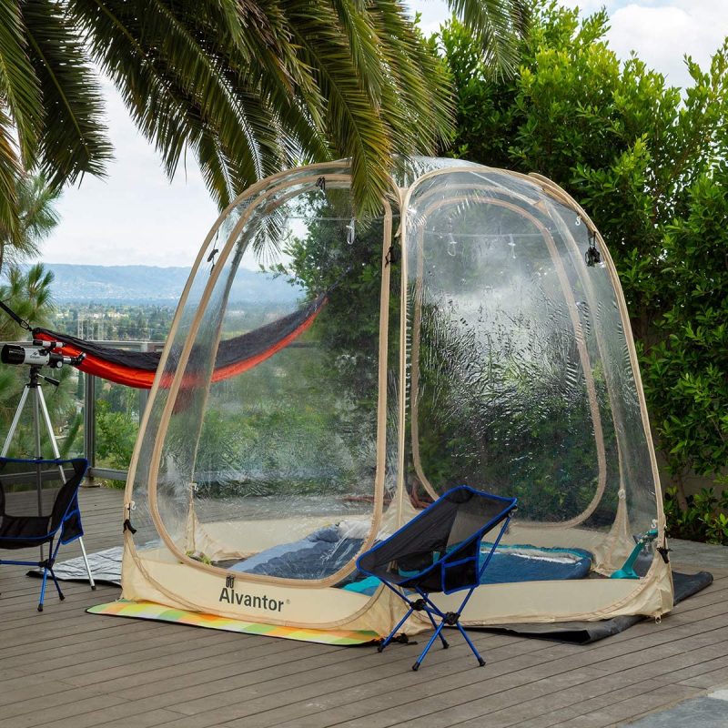 Alvantor Bubble Tent Pop Up Gazebo, 8-10 Person Igloo Dome Garden Patio Canopy Shelter - Image 7