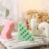 3 Pcs Scented Candles Art Decorative Geometric Bubble Cube Handmade for Decoration Home Spa Yoga - Image 11