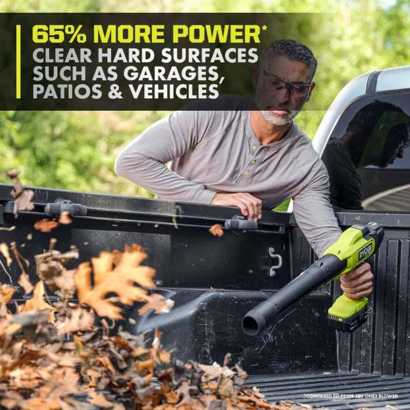 RYOBI ONE+ HP 18V Brushless Cordless Compact Blower, 220 CFM, 140 MPH, Tool-Only - Image 6