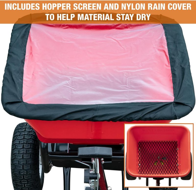 Multi-Purpose Walk Behind Push Spreader 3039632R Grounds Keeper, 100 Pound Capacity, Multi Use Tool for Grass Seed, Salt, De-Icer, Fertilizer and Seeds - Image 8