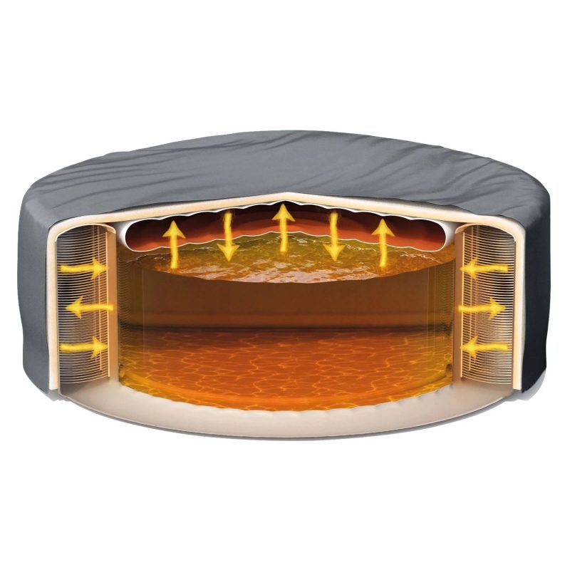 Intex PureSpa Plus Portable Inflatable Hot Tub, 77 x 28", with Phone Spa Tray - MadeInUSA - 图片 5