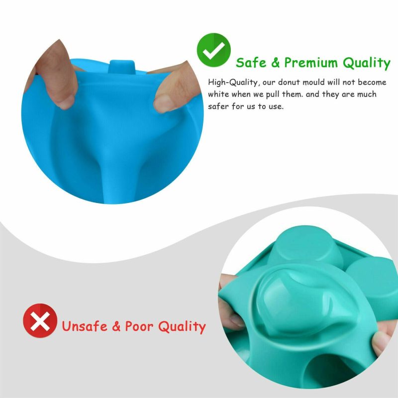 6-Hole Silicone Donut Baking Pan - Image 6