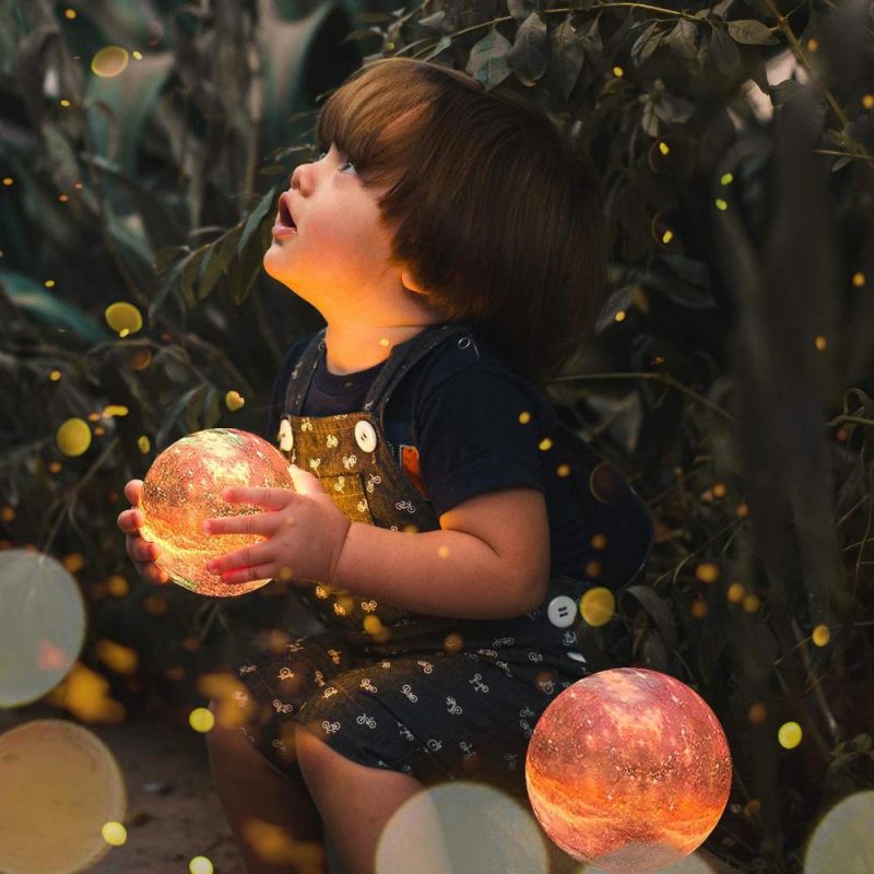 3D Colorful Moon Lamp - Image 8