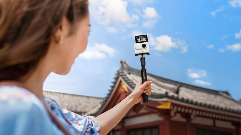 Insta360 – GO 3 (128GB) Action Camera with Lens Guard – White - 图片 14