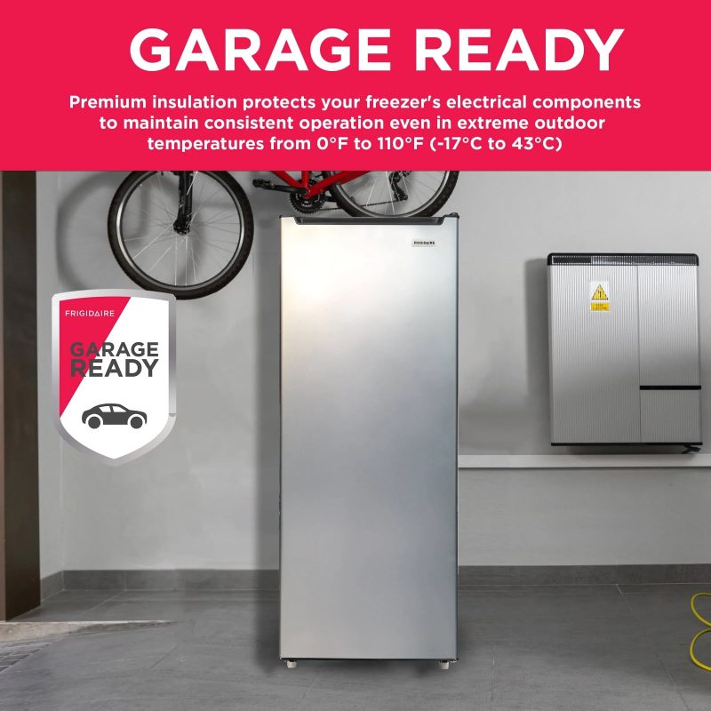 Frigidaire 6.5 Cu. ft. Upright Freezer, Platinum - Image 5