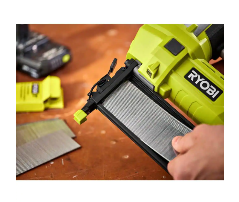 RYOBI P320P318 ONE 18V Cordless 2Tool Combo Kit with 18Gauge Brad Nailer and 23Gauge 138 in. Headless Pin Nailer Tools Only - MadeInUSA - Image 3