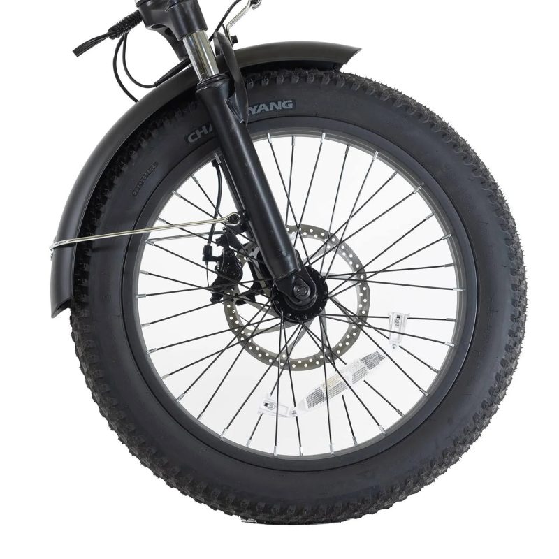 GOTRAX F2 Step-Through Foldable Electric Bike - 20" x 3" Air Filled Tires - 20MPH & up to 40 Mile Range - White - MadeInUSA - Image 3