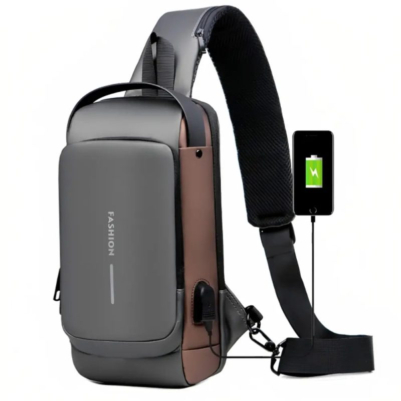 AeroShieldTM | Waterproof Anti-Theft Crossbody Bag for Men - Image 5