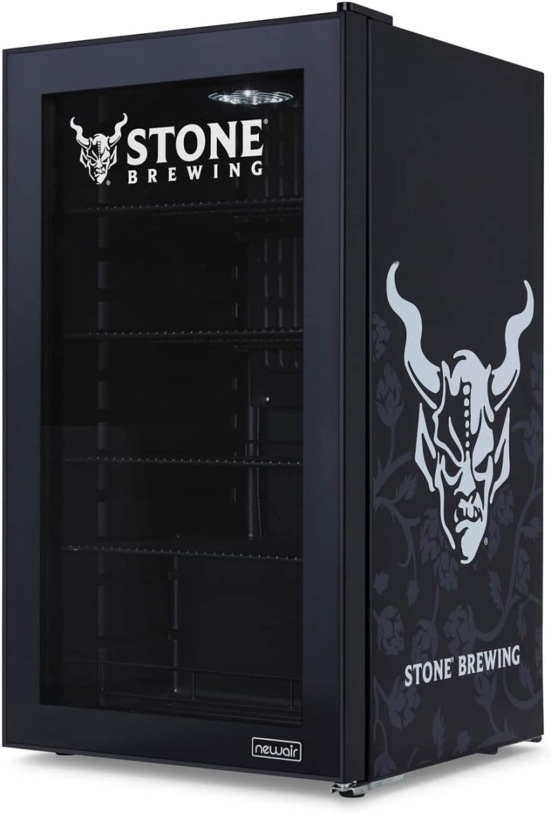 Beverage Refrigerator Cooler | 126 Cans Free Standing with Right Hinge Glass Door | Mini Fridge Beverage Organizer Perfect For Beer, Wine, Soda, And Cooler Drinks - Image 91