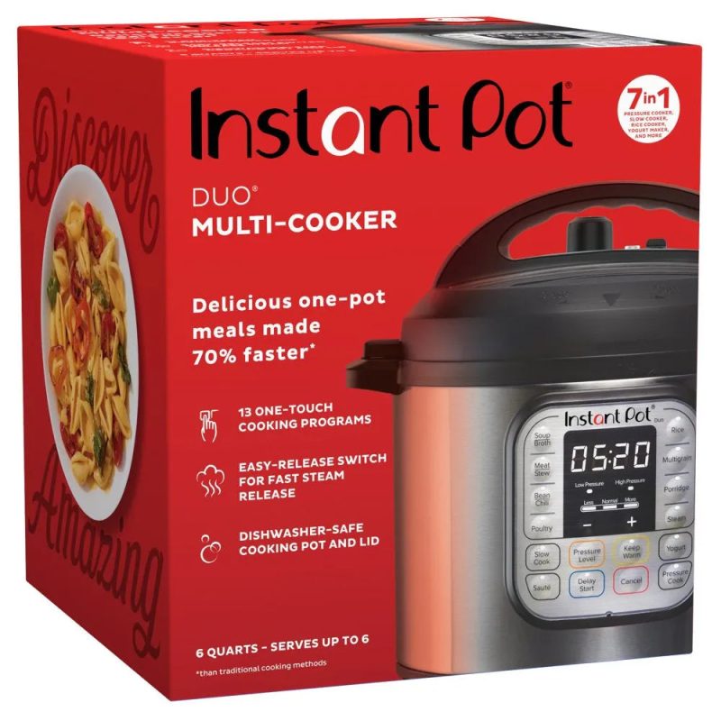 Instant Pot Duo 6 Qt Electric Pressure Cooker 7-In-1 with Easy-Release Steam Switch - 图片 10