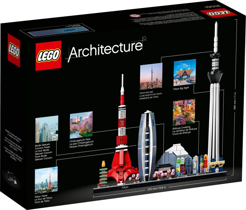 LEGO Architecture Skylines Tokyo 21051 Building Set for Adults (547 Pieces) - Image 4