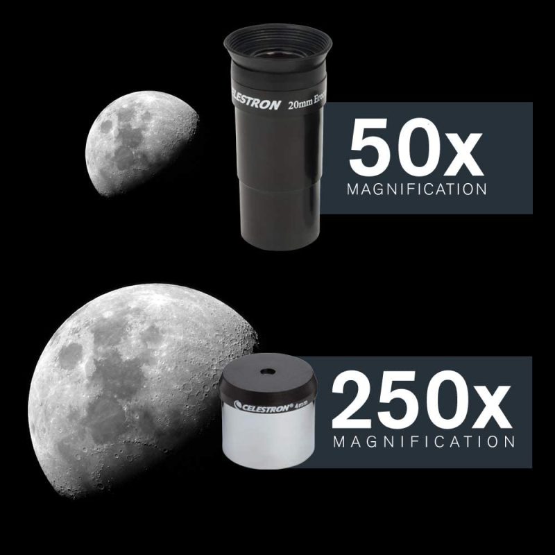 Celestron – PowerSeeker 127EQ Telescope – Compact and Portable – Bonus Astronomy Software Package – 127mm Aperture - 图片 4