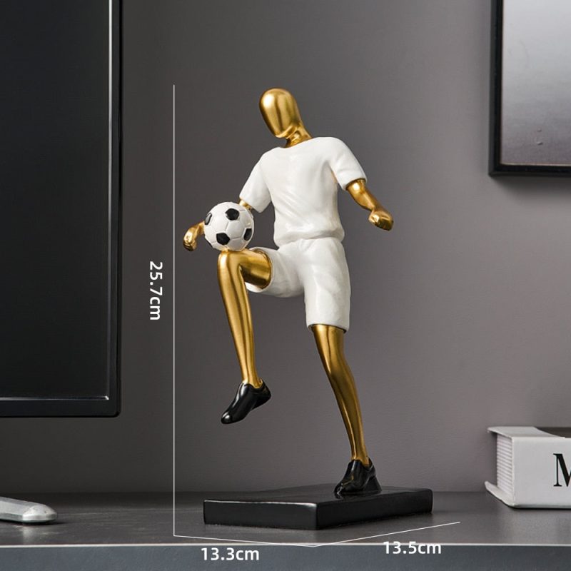 Abstract Football Player Figurine - Image 7