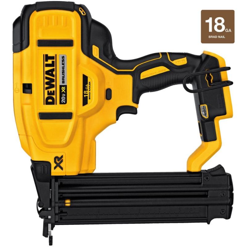 20V MAX XR Lithium-Ion Cordless 18-Gauge Brad Nailer (Tool Only) DCN680B - Image 5