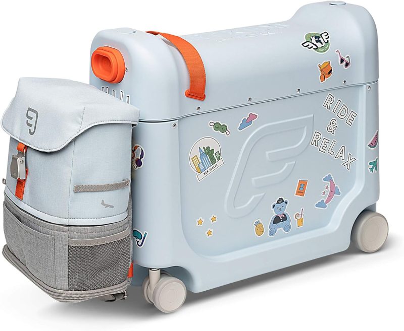 JetKids by Stokke Travel Bundle - Includes Kid Ride-On Suitcase & In-Flight Bed + Crew BackPack - Best for Ages 3-7 - 图片 6