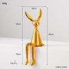 Abstract Bookshelf Rabbit Decor - Image 11
