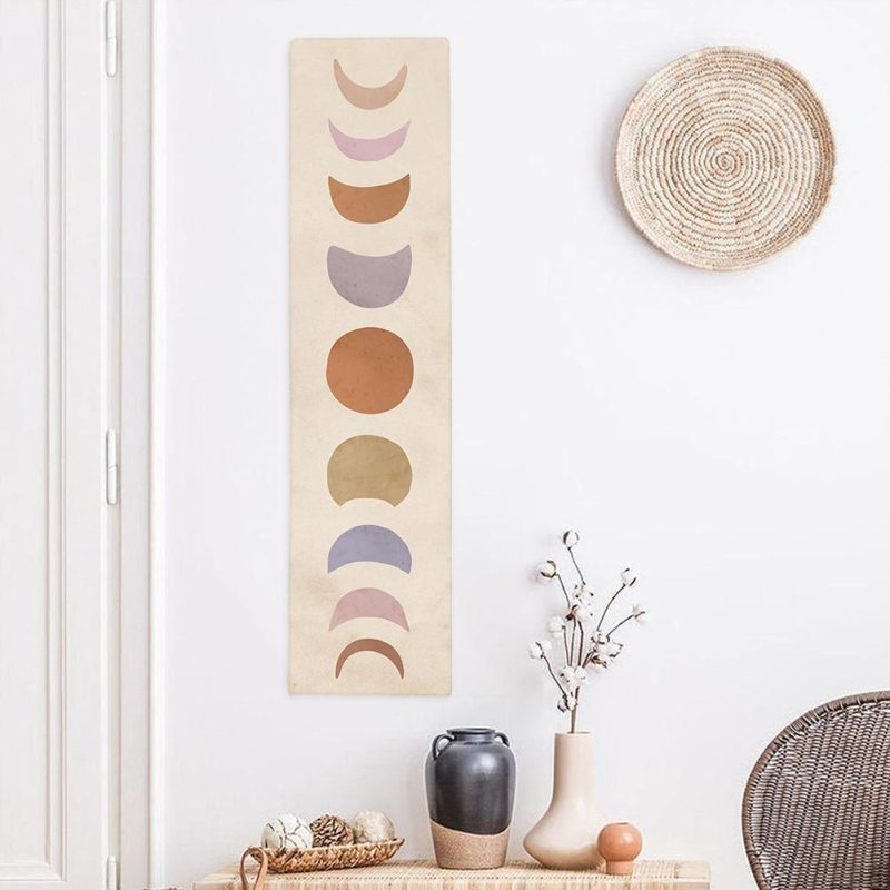 Abstract Moon Phase Wall Art - Image 3