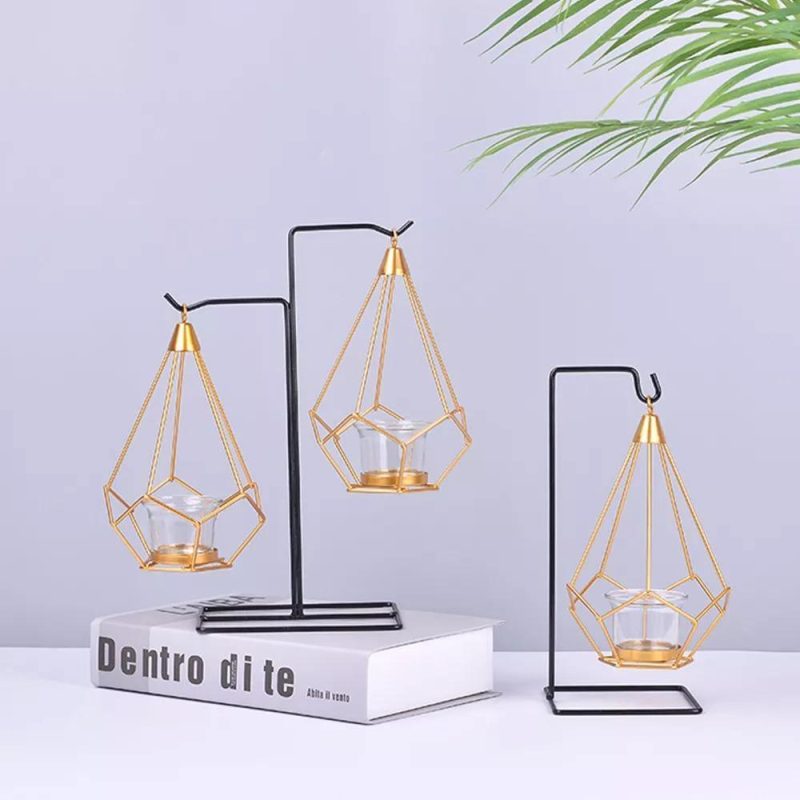 Aetheria Lantern – Iron Candle Holder - Image 8