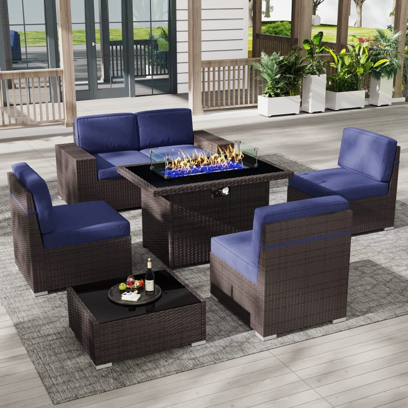 LayinSun Outdoor Furniture Sectional Conversation - Image 2