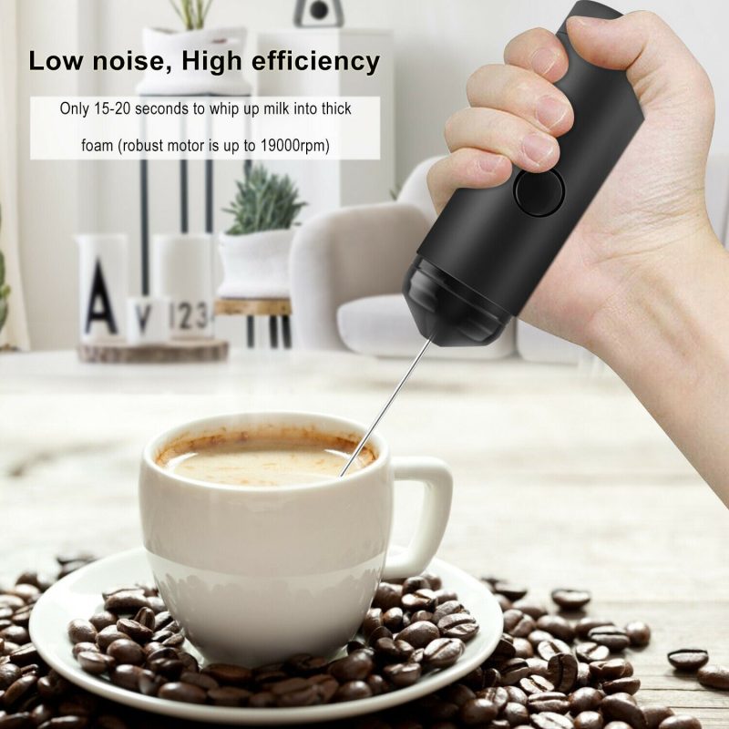 3 Pc Handheld Electric Milk Frother and Egg Beater, USB Charged - Image 13