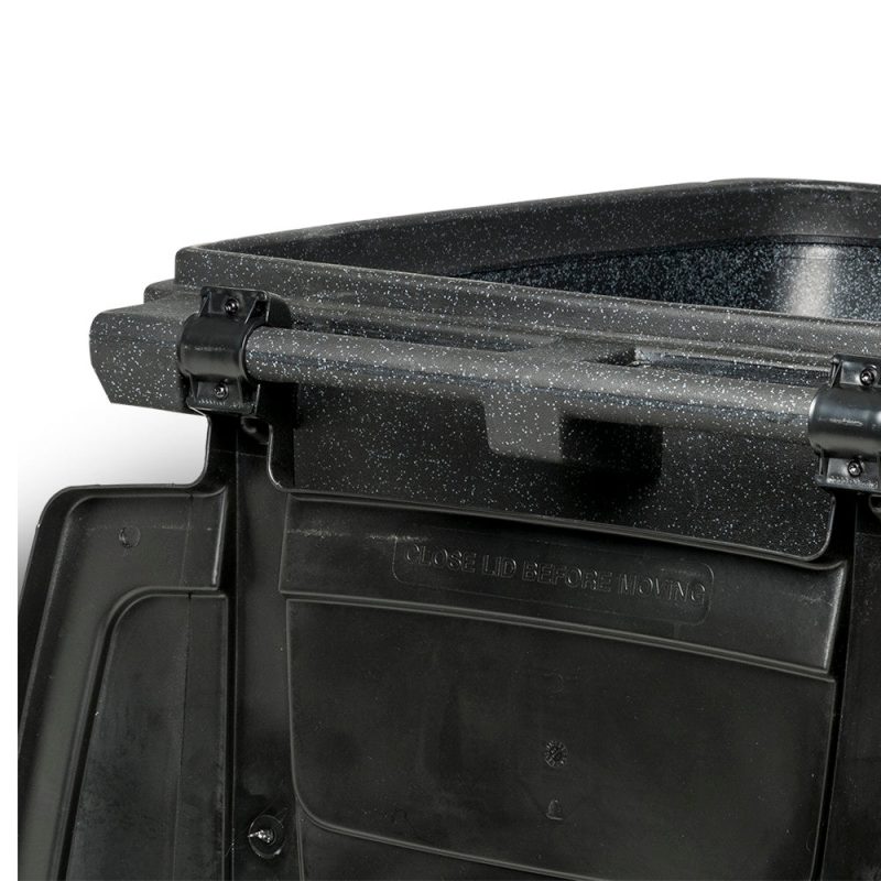 Toter 96 Gallon Trash Can with Smooth Wheels and Lid ; - Image 7