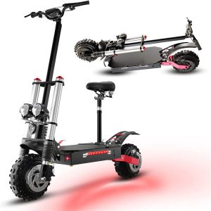 60V 5600W Dual Motor Electric Scooter Adults 50 MPH Max Speed Foldable Scooter Electric