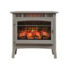 Duraflame 3D 24 W x 23.4 H x 12.9 D 34.1lb Infrared Electric Fireplace Stove - Cream - Image 7