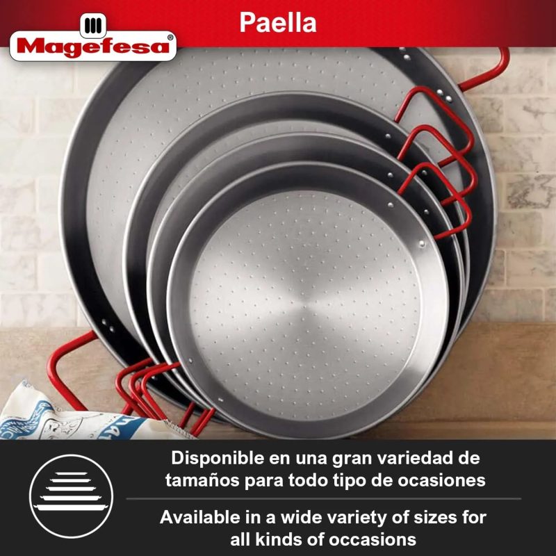 MAGEFESA durable and lightweight carbon steel paella pan - Image 6