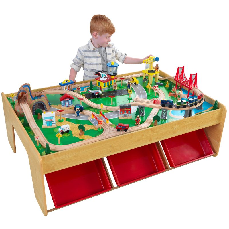 KidKraft Waterfall Mountain Train Table - Image 8