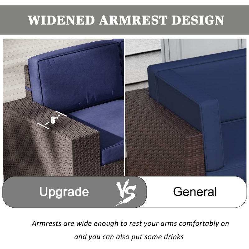 LayinSun Outdoor Furniture Sectional Conversation - Image 6
