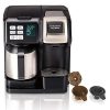 Hamilton Beach FlexBrew Thermal Coffee Maker, Single Serve & Full Pot, Compatible with K-Cup Pods or Grounds, Programmable, Black and Stainless (49966) - Image 5