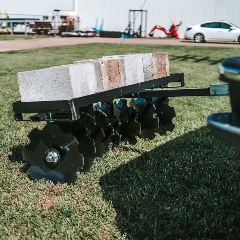 2024 Titan Distributors Inc. 4-Ft Notched Disc Harrow Attachment Pull Behind for ATV and UTV 2-in Towball Hitch NO250072 - Image 11