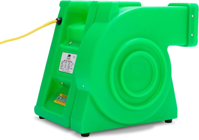 Air Blower, Powerful Bounce House Blower Fan for Large Inflatable Bouncy House, Bouncy Castle and Water Slides, BA-BP-2-PL, Green - Image 4
