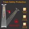 2 Sets 40,000 Btu Propane Patio Heater, Standing Pyramid Outdoor Heaters - Image 6