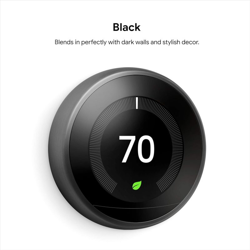 Nest 3rd Gen Learning Thermostat, Programmable Smart, Alexa Compatible, White, Wi-Fi, Energy Saving, Home Use - Image 18
