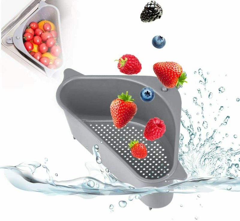 2PC Sink Drain Filter, Sponge Storage, Strainer, Basket And Organizer - Image 5