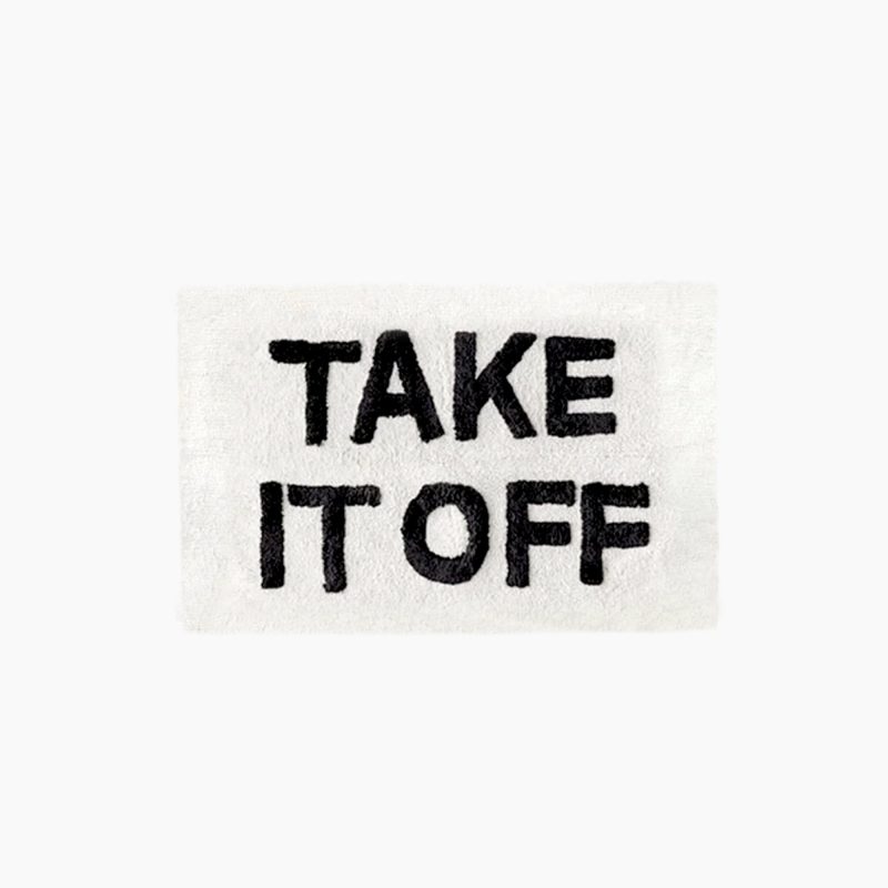“Take It Off” Hand-Crafted Bath Mat - Image 9
