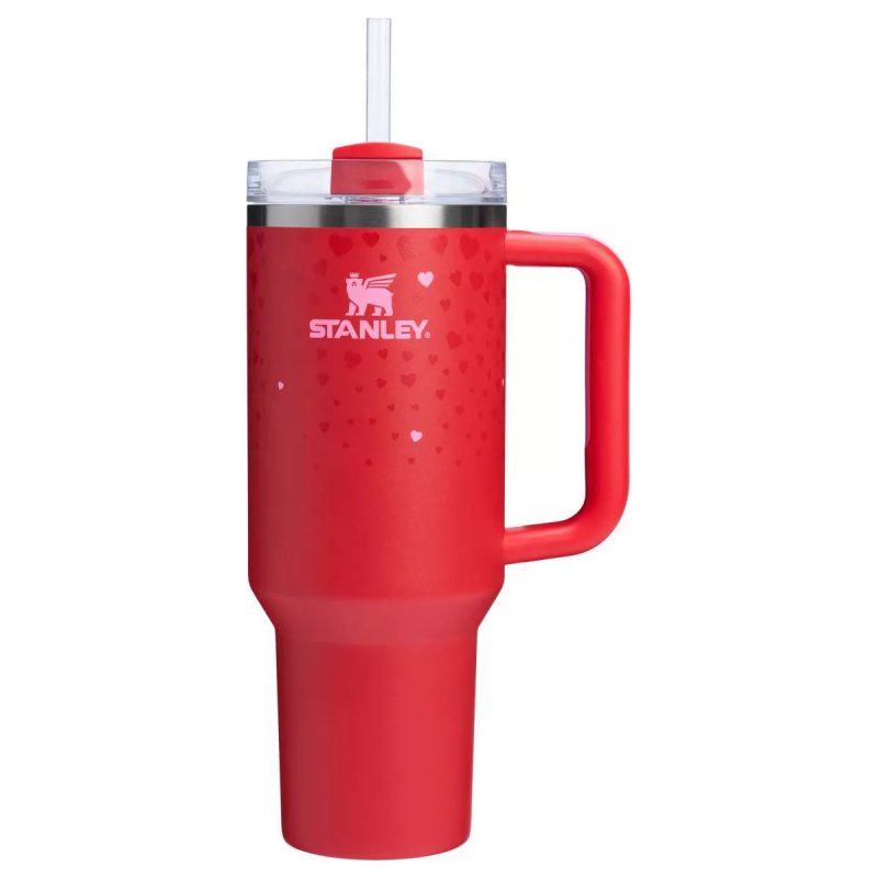 Stanley 40 oz Stainless Steel H2.0 Flowstate Quencher Tumbler - Valentine's Day - Image 2