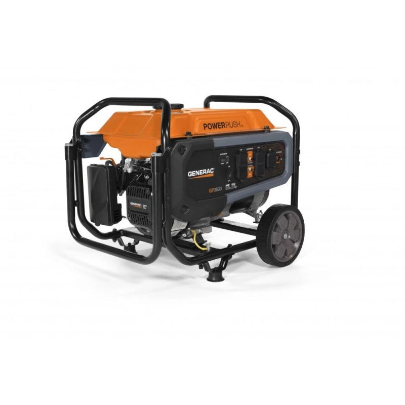 Generac 7677 – GP3600 3600 Watt Portable Generator, 49-State./CAN - Image 2