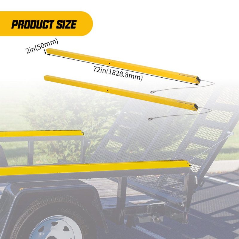 ECOTRIC 2-Sided Trailer Hitch Lift Tailgate Gate Ramp Lift Assist System 400 LBS - Image 4