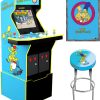 Arcade1Up – The Simpsons 30th Edition Arcade with Stool and Tin – Multi