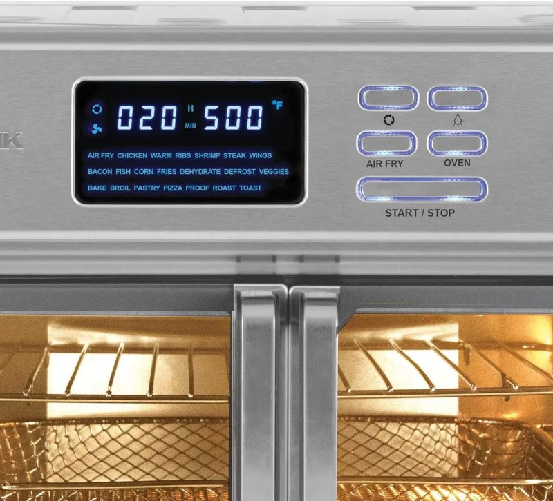 Kalorik MAXX庐 Digital Air Fryer Oven, 26 Quart, 10-in-1 Countertop Toaster Oven & Air Fryer Combo-21 Presets up to 500 degrees, Includes 9 Accessories & Cookbook - 图片 10