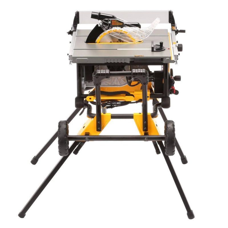 DW 15 Amp Corded 10 in. Job Site Table Saw with Rolling Stand DWE7491RS - Image 4