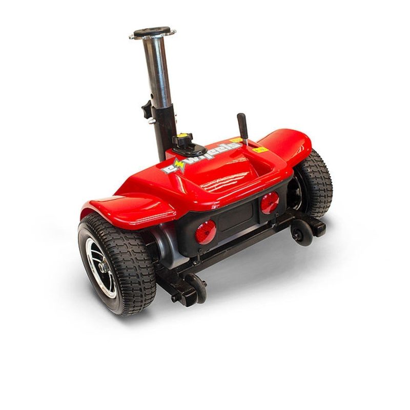 Ewheels 4 Wheel Travel Electric Battery Medical Mobility Scooter, Red - Image 3