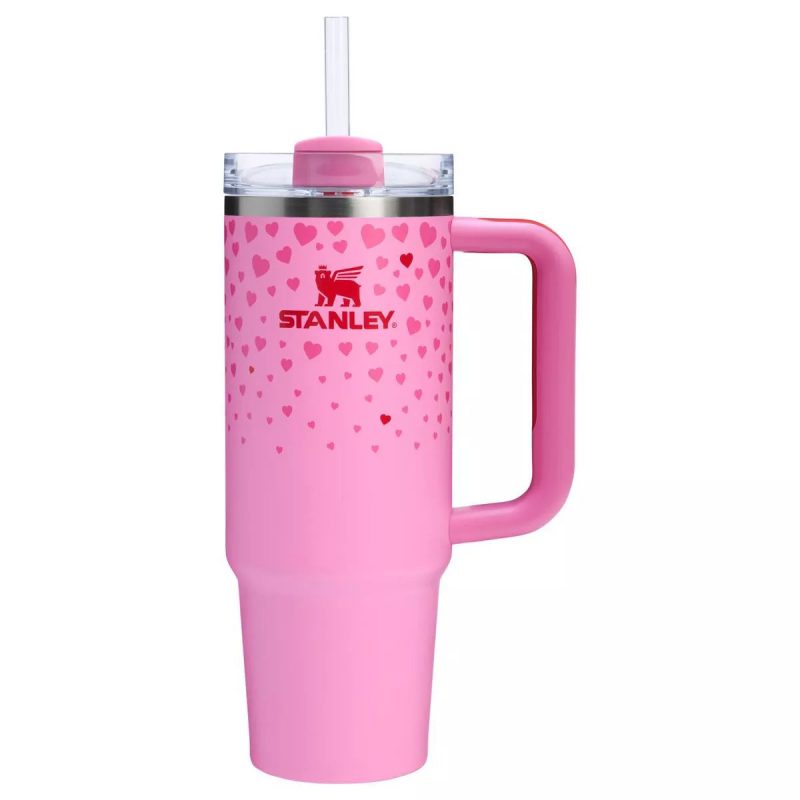 Stanley 30 oz Stainless Steel H2.0 Flowstate Quencher Tumbler - Valentine's Day - Image 3