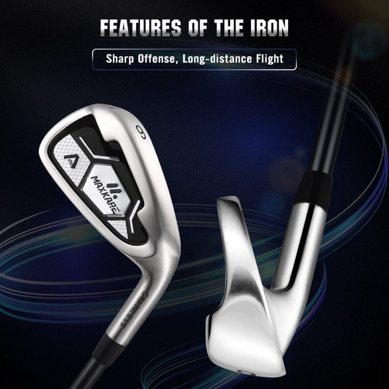 MaxKare Complete Golf Clubs Set Golf Men'S Regular 13-Piece - Image 7
